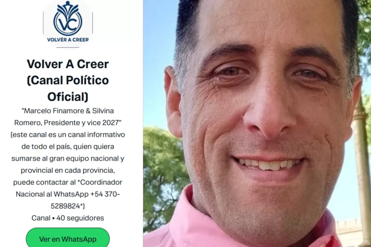 En Mar del Plata reapareci&oacute; Volver a Creer con una est&eacute;tica distinta, pero manteniendo intacta la apuesta presidencial de Finamore