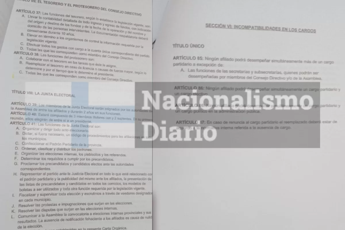 En Chubut denuncian irregularidades en elecciones internas del Partido Libertario