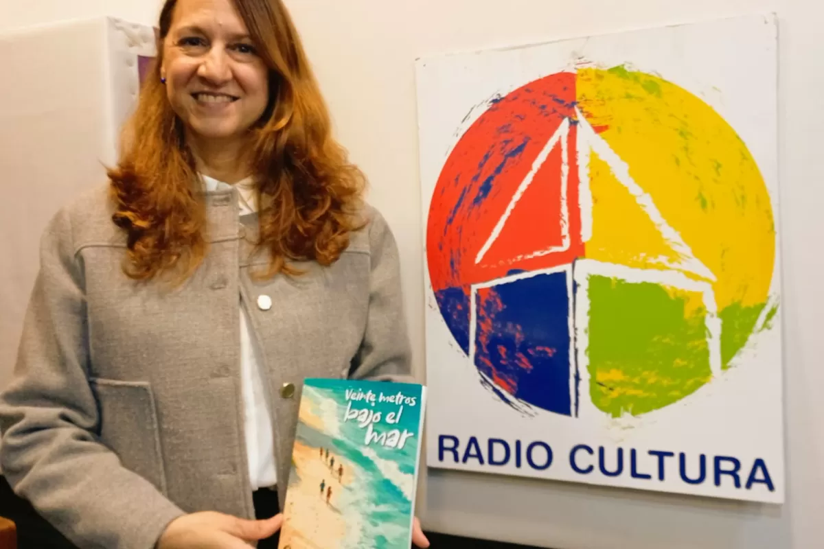 Claudia Giudici presenta Veinte metros bajo el mar, su novela ambientada en una regata en Brasil