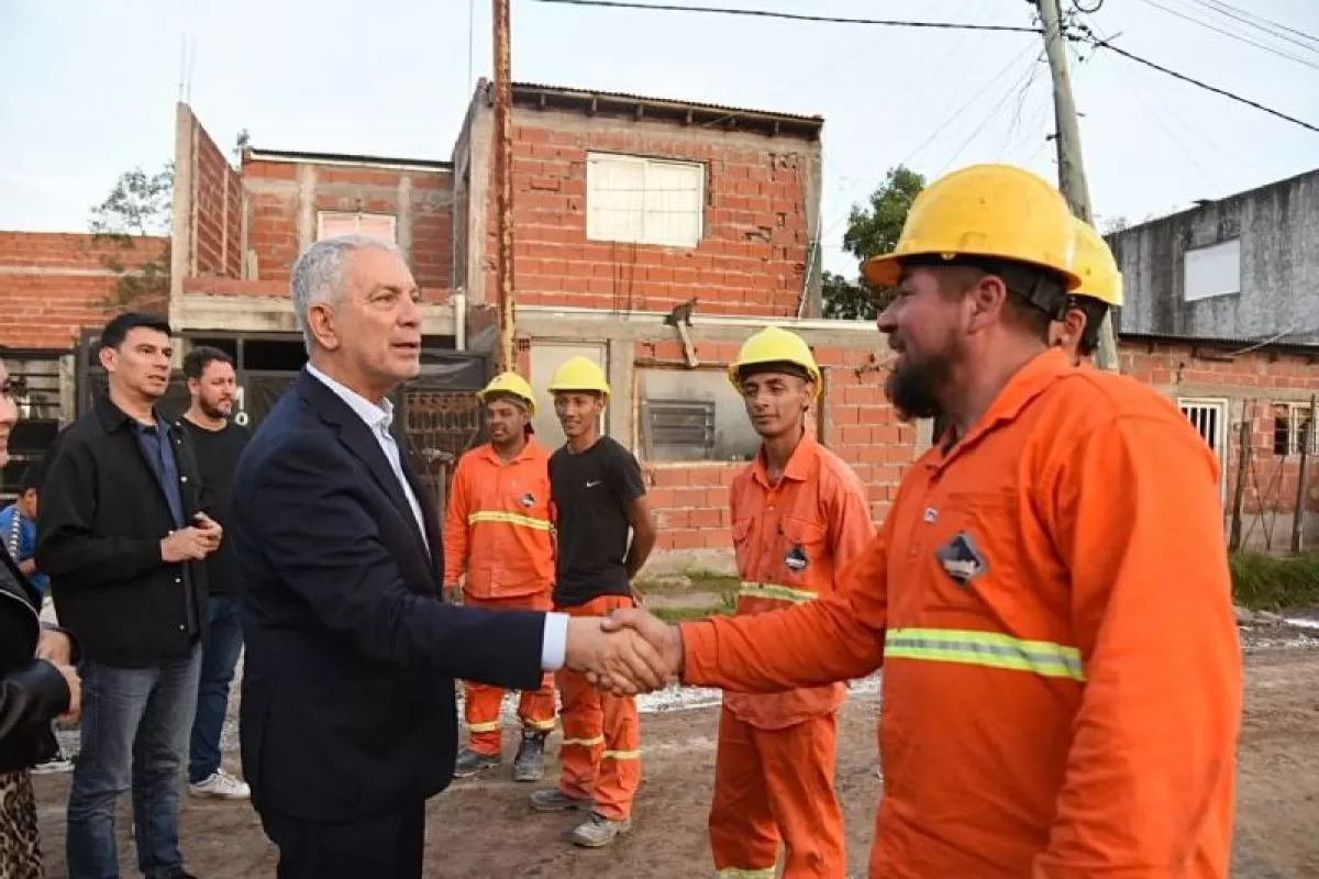 La Plata: la municipalidad inició una obra troncal en Altos de San Lorenzo