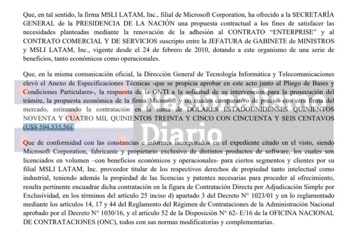 En plena motosierra, Karina Milei destin&oacute; 594.535 d&oacute;lares a mantener activo el sistema de Microsoft