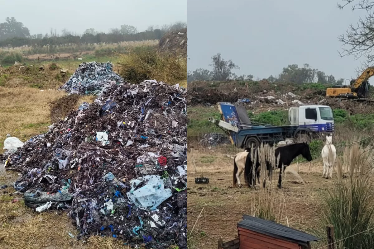 Mercedes bajo denuncia: aseguran que el municipio llev&oacute; basura hasta el cerco de un terreno ocupado desde 2020