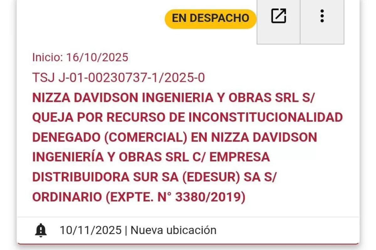 El Caso Nizza Davidson impulsa al TSJ a revisar la constitucionalidad de limitar la indexación