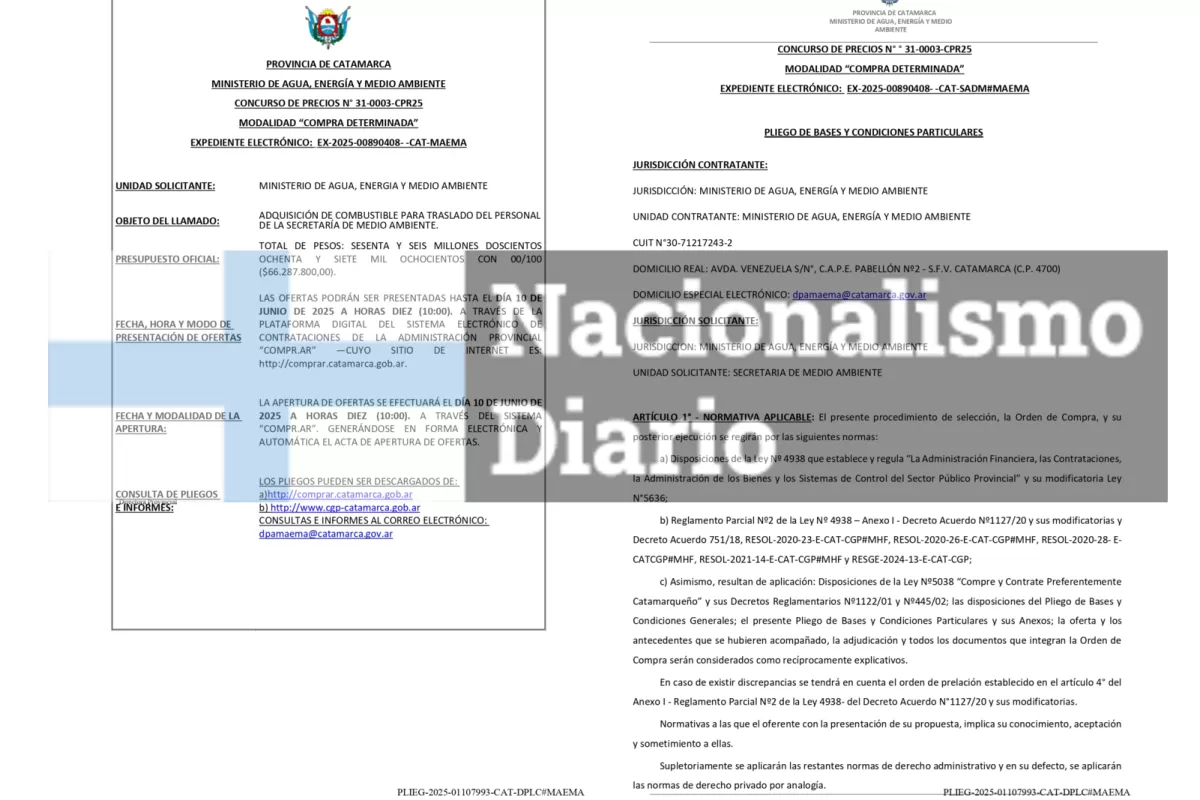 VIDEO | Catamarca: Jalil dice no tener plata, pero les paga el combustible a sus ministros con guita del contribuyente