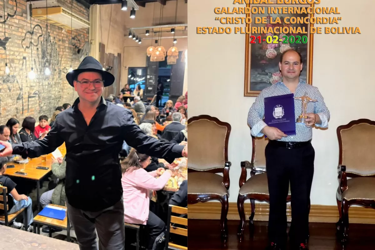 An&iacute;bal Burgos Ib&aacute;&ntilde;ez, de cantar con sus &iacute;dolos a llevar el Premio Zafrero a La Plata: &ldquo;No dejo de so&ntilde;ar&rdquo;