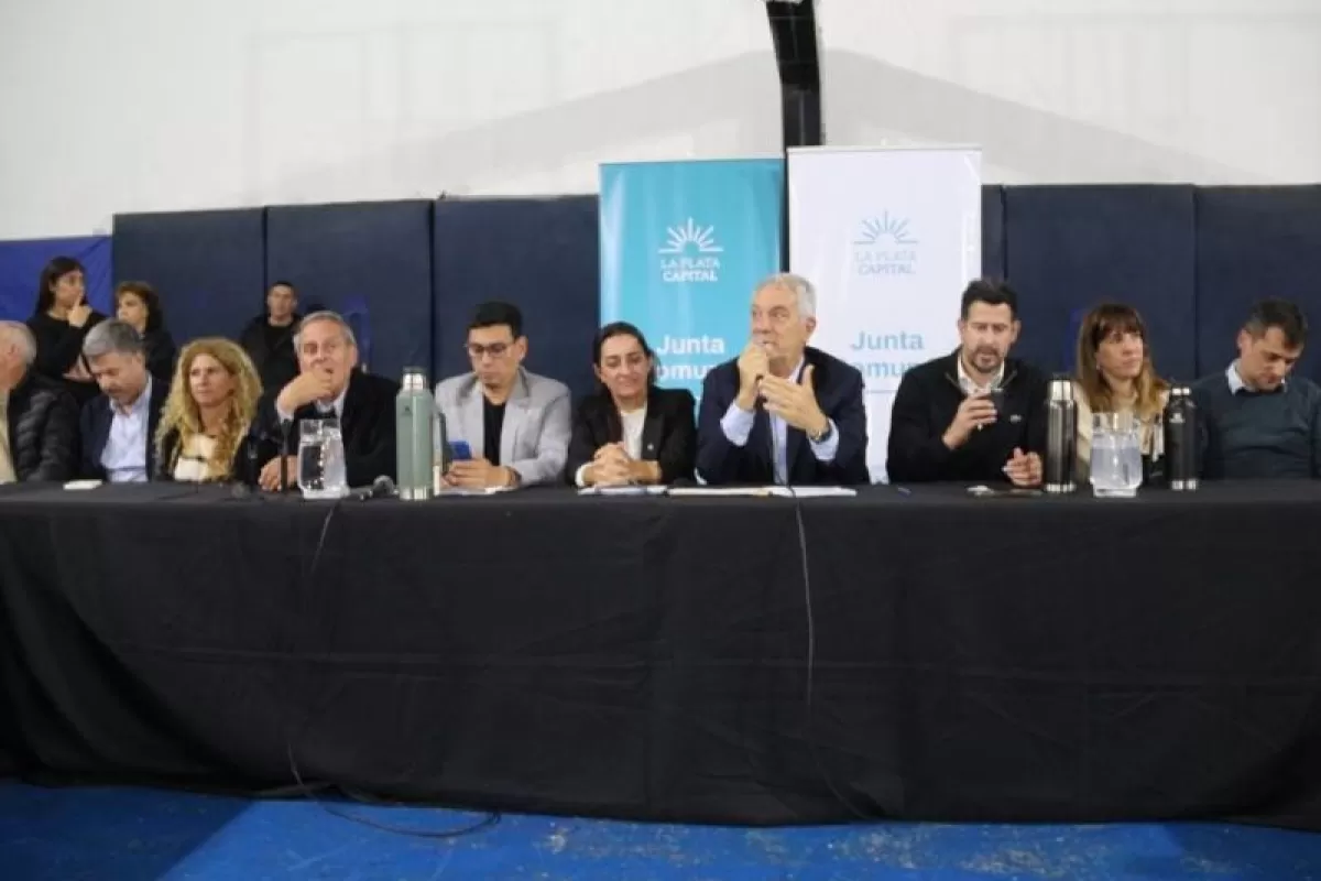 Alak presentó la Junta Comunal de Gonnet y adelantó obras estructurales