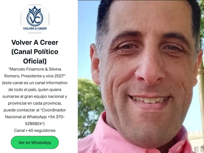 En Mar del Plata reapareci&oacute; Volver a Creer con una est&eacute;tica distinta, pero manteniendo intacta la apuesta presidencial de Finamore