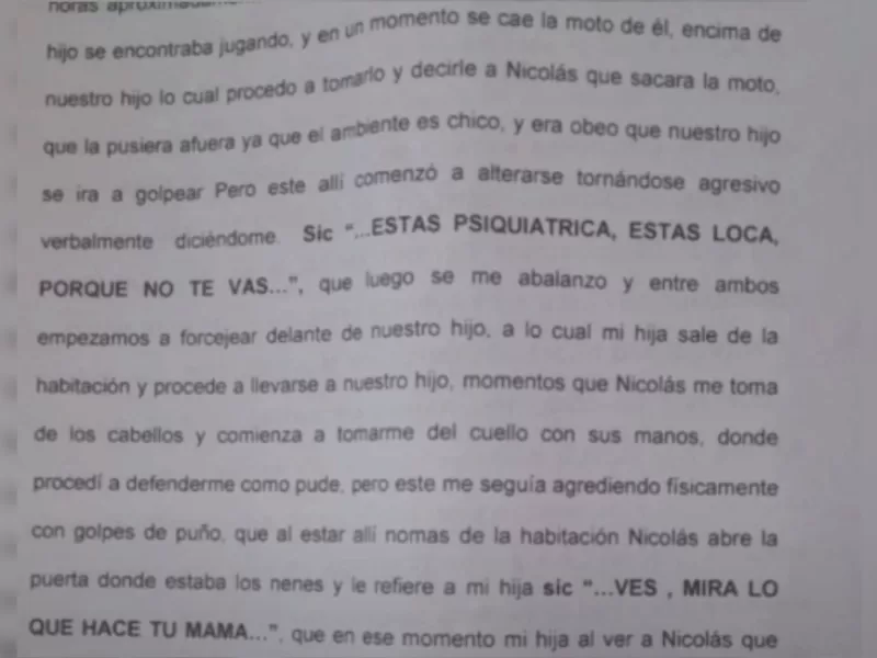 La Justicia analiza en Villa Gesell una causa por violencia familiar que involucra a una mujer y a sus hijos