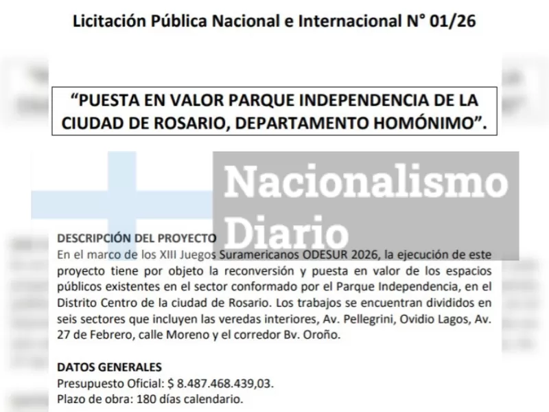 Santa Fe queda en el centro de la pol&eacute;mica por el millonario gasto para adaptar sedes de los Juegos Sudamericanos
