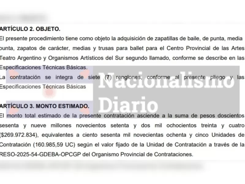 Con el Conurbano castigado por la inseguridad, Buenos Aires pone 270 millones para ballet y flamenco