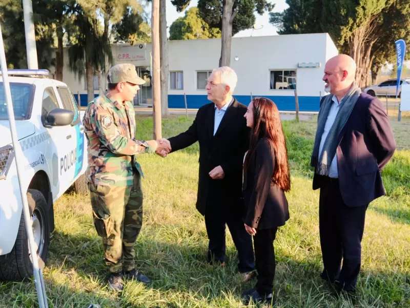 Refuerzan la seguridad de El Peligro, Abasto y Etcheverry con móviles y efectivos para el Comando de Patrullas Rural