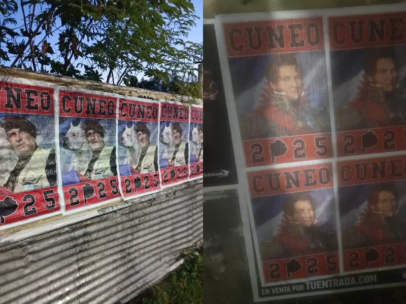 Sin partido, pero con afiches: la sorpresiva campaña del nacionalista Cúneo
