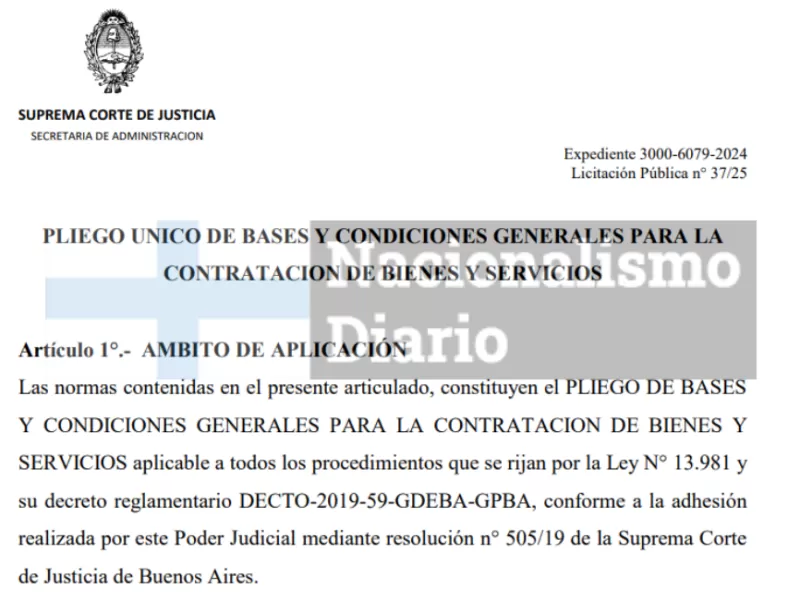 Axel Kicillof autoriz&oacute; 200 millones para mobiliario de la Suprema Corte bonaerense mientras vecinos reclaman cloacas, calles y hospitales en mal estado