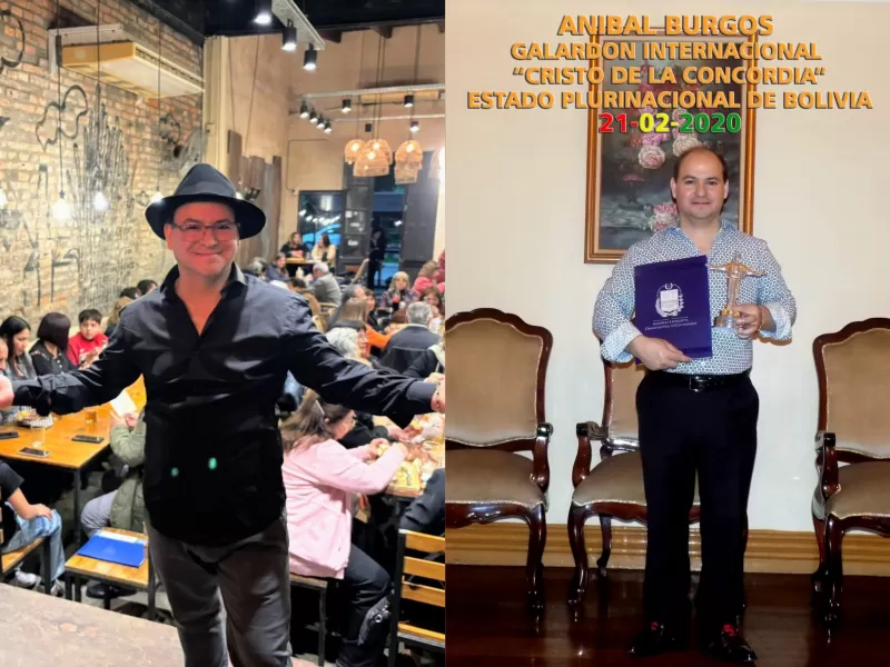 An&iacute;bal Burgos Ib&aacute;&ntilde;ez, de cantar con sus &iacute;dolos a llevar el Premio Zafrero a La Plata: &ldquo;No dejo de so&ntilde;ar&rdquo;