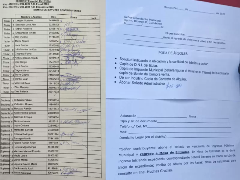 Marcos Paz: suba del 70 por ciento en tasas municipales desata enojo vecinal