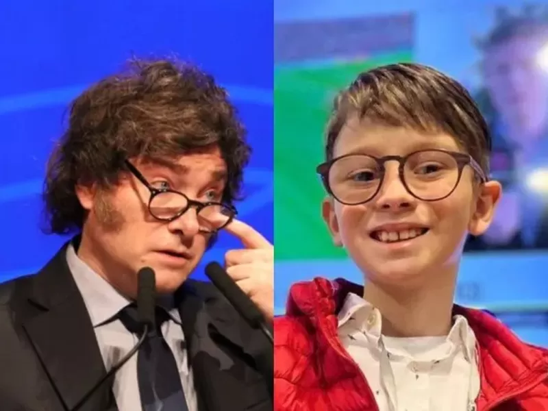 Javier Milei en el ojo de la tormenta por críticas a Ian Moche, joven activista autista de 12 años
