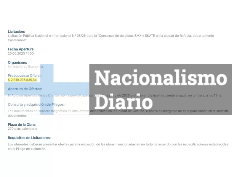 VIDEO | Santa Fe: en la provincia de los narcos, Pullaro va a gastar 3 mil millones de pesos en una pista de skate