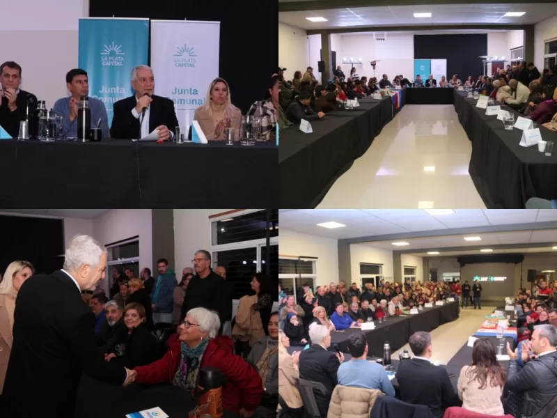 La Plata: se conformó la Junta Comunal de El Rincón y Alak anunció numerosas obras