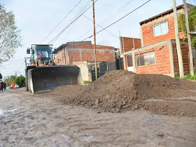 La Plata: la municipalidad inició una obra troncal en Altos de San Lorenzo