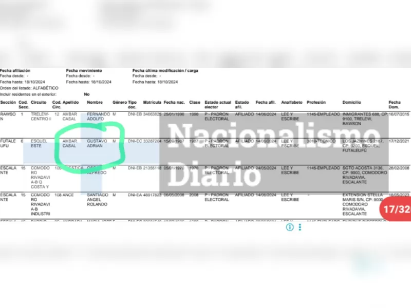 En Chubut denuncian irregularidades en elecciones internas del Partido Libertario