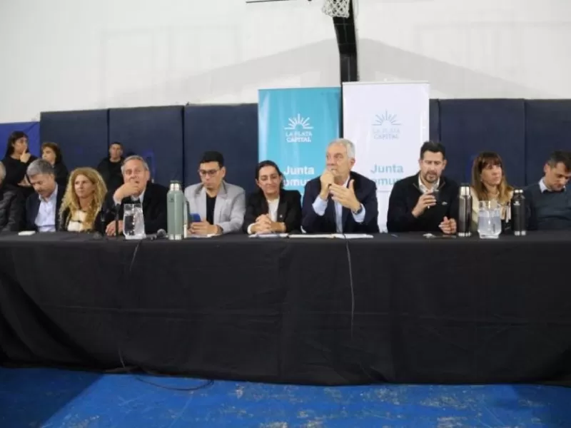 Alak presentó la Junta Comunal de Gonnet y adelantó obras estructurales