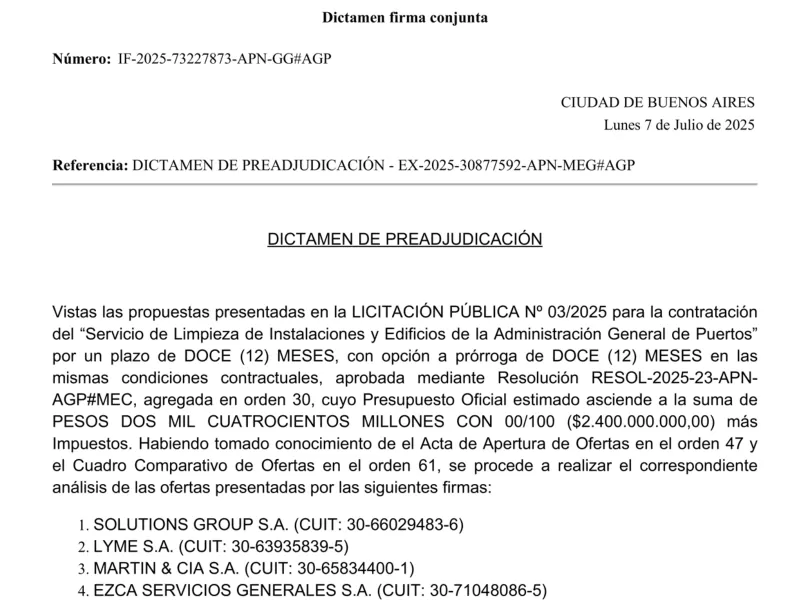 Irregularidades en la AGP: el Caso Ezca SA al descubierto