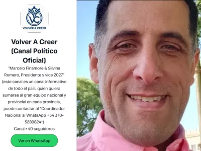 En Mar del Plata reapareci&oacute; Volver a Creer con una est&eacute;tica distinta, pero manteniendo intacta la apuesta presidencial de Finamore